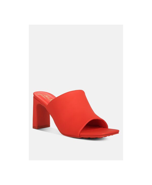ロンドンラグ レディース シューズ サンダル 踵 London Rag Women\u0027s Canneslim Block Heel Sandals Orange オレンジ色