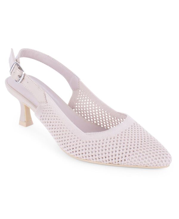 タハリ レディース シューズ パンプス Tahari Women\u0027s Galway Slingback Buckle Pumps Natural