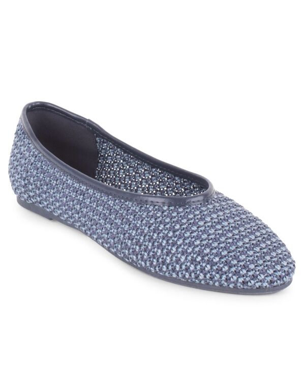 タハリ レディース シューズ スリッポン・ローファー Tahari Women\u0027sapporo Slip-On Ballet Flats Blue 青色