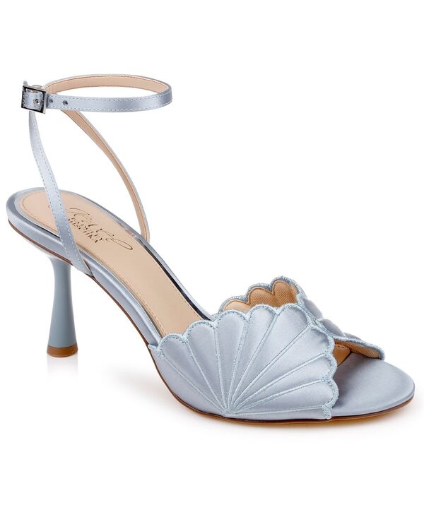 ジュウェルダグレイミシュカ レディース シューズ サンダル Jewel Badgley Mischka Women\u0027s Paradise Almond Toe Dressandals Mist Blue 青碧