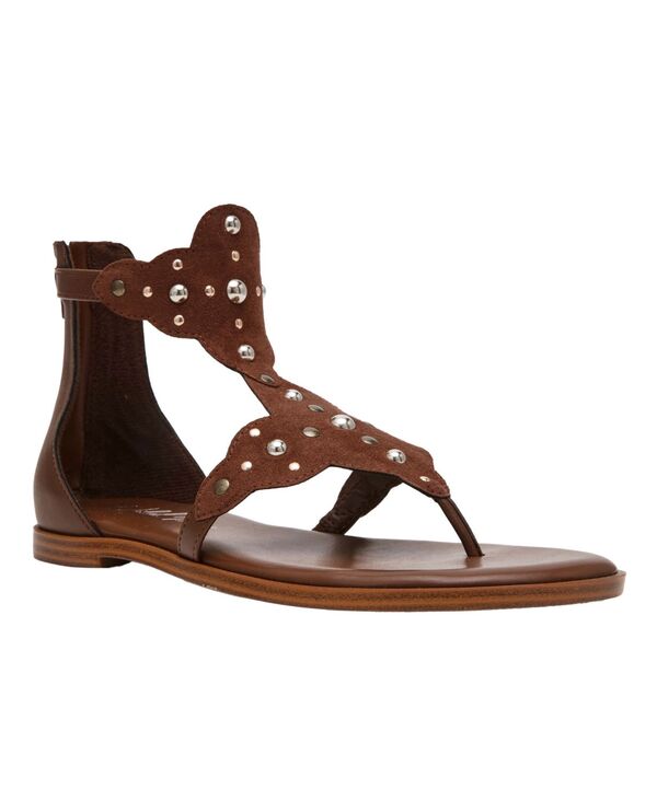ワイルド 好一対 レディース シューズ サンダル Wild Pair Women\u0027s Neddrra Flat Sandals Downtown Brown Micro 赤銅色