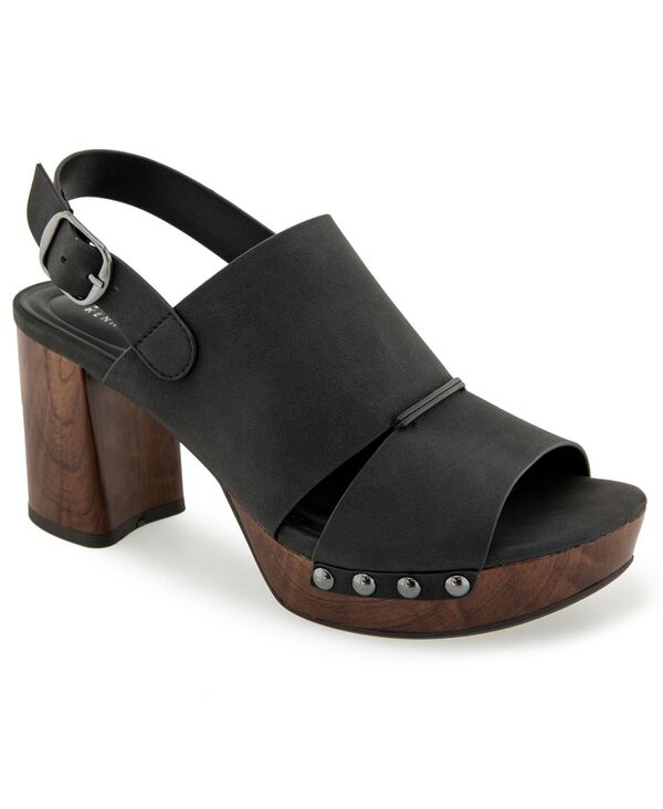 ケネスコール レディース シューズ サンダル プラットホーム Kenneth Cole Reaction Women\u0027s Rehoboth Platform Dressandals Black Smooth 黒いこと