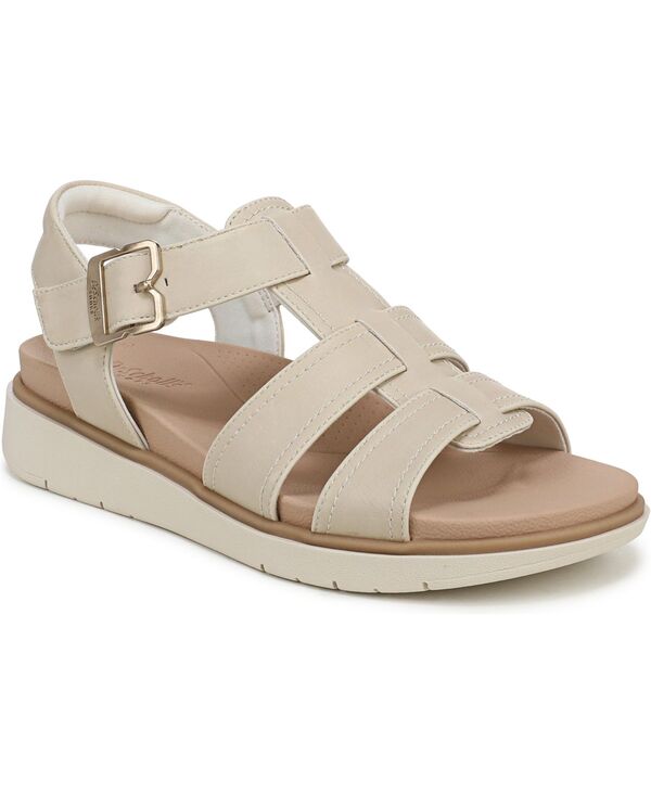 お医者さん・肩かけ レディース シューズ サンダル Dr. Scholl\u0027s Women\u0027s Penny Fisherman Flat Sandals Off White Faux Leather 象牙色