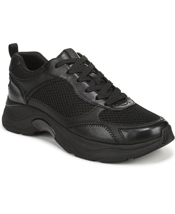 ナチュライザー レディース シューズ スニーカー スピード競技 Naturalizer Women\u0027s Zoie Lace-Up Sneakers Black Mesh/Leather 黒いこと