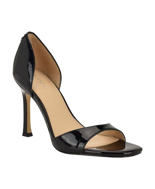 カルバンクライン レディース シューズ サンダル Calvin Klein Women\u0027s Aileen D\u0027Orsay Stiletto Sandals Black Patent 黒いこと