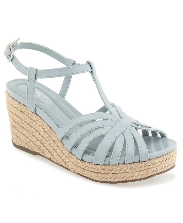 ケネスコール レディース シューズ サンダル 旗がしら Kenneth Cole Reaction Women\u0027s Capi Wedge Sandalsteel Blue 青碧