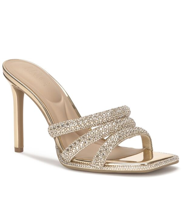 目玉.エヌ.シー 国際的 概念構成 レディース シューズ サンダル 踵 I.N.C. International Concepts Women\u0027s Tansie Bling Stiletto Heel Sandals Gold ゴールド