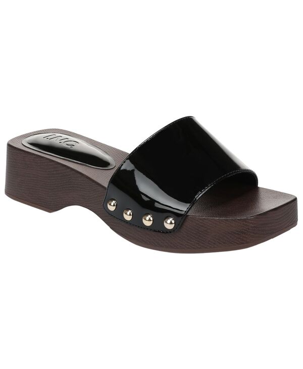 目玉.エヌ.シー 国際的 概念構成 レディース シューズ サンダル I.N.C. International Concepts Women\u0027s Ullaa Wood Slide Sandals Black 黒いこと
