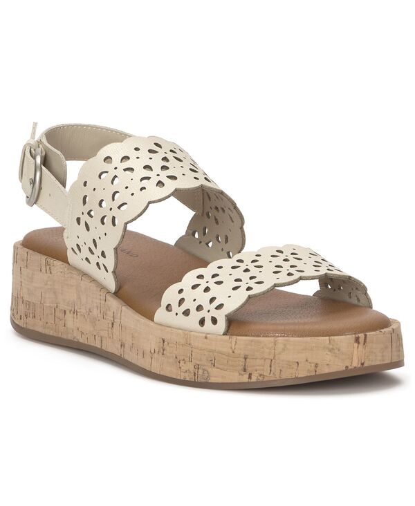 ラッキーブランド レディース シューズ サンダル Lucky Brand Women\u0027s Elsie Double Band Wedge Sandals Bone