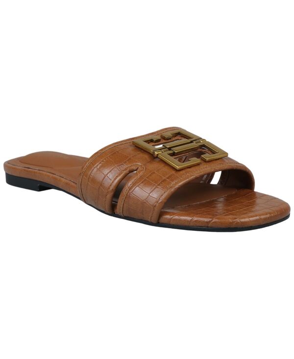 ジャーニ ベルニーニ レディース シューズ サンダル Giani Bernini Women\u0027s Ingridd Slide Flat Sandals Burnt Copper Croco