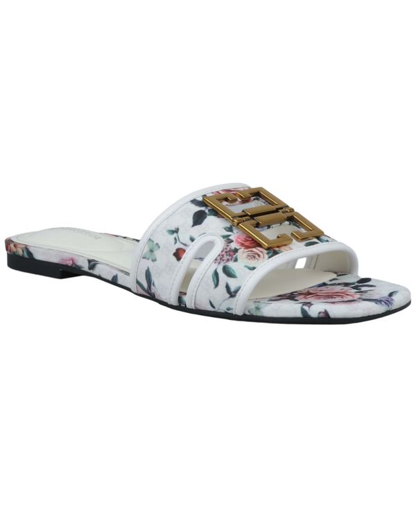 ジャーニ ベルニーニ レディース シューズ サンダル Giani Bernini Women\u0027s Ingridd Slide Flat Sandals White Floral 白いこと