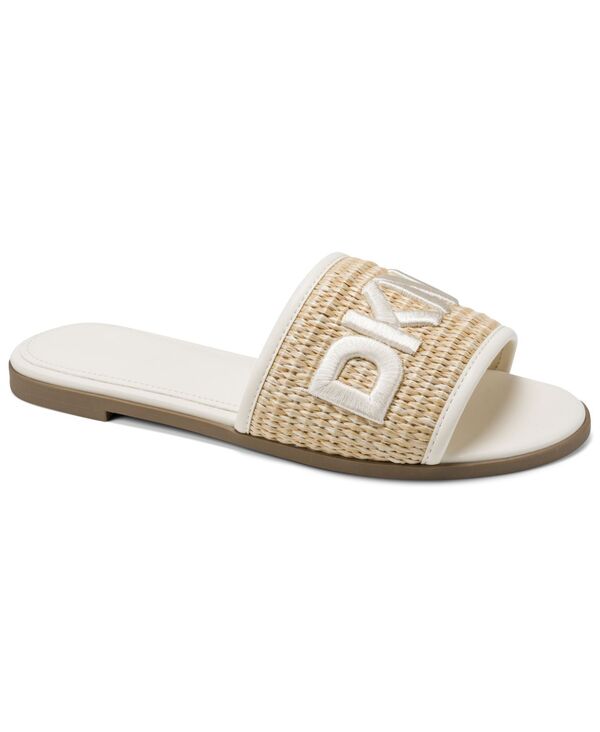 ダナ キャラン ニューヨーク州 レディース シューズ サンダル DKNY Women\u0027s Winslet Slide Flat Sandals Natural