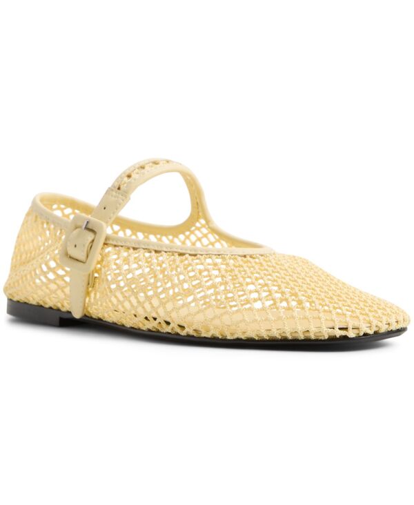 アルド レディース シューズ パンプス メッシュ ALDO Women\u0027s Alissie Mesh Almond Toe Ballerinas Flats Light Yellow Mesh 黄色