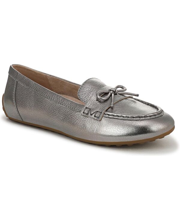 バイオニック レディース シューズ パンプス Vionic Women\u0027s Taryn Driver Shoes Pewter leather ピューター
