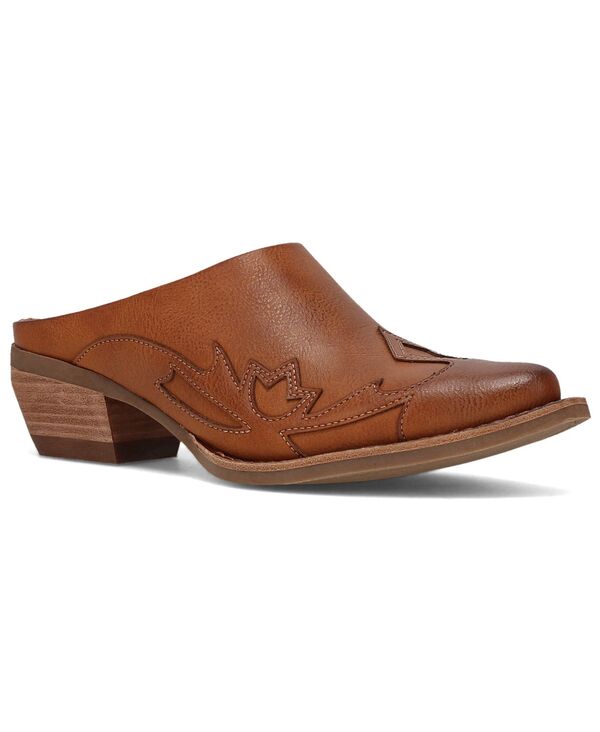 飛球 レディース シューズ パンプス Frye and Co. Women\u0027s Irlene Western Slip On Mules Cognac