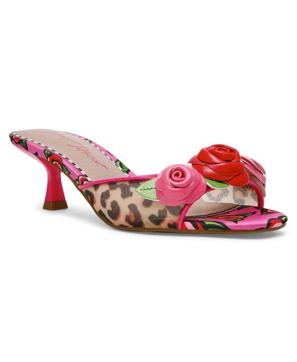 ベッツィジョンソン レディース シューズ スリッポン・ローファー サンダル Betsey Johnson Women\u0027s Lambert Slip-On Dressandals Fuchsia Rose フューシャ