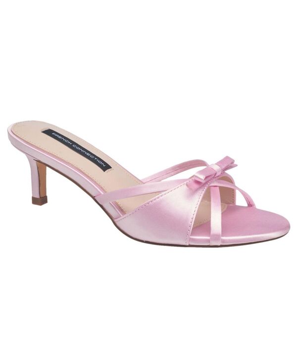 フレンチコネクション レディース シューズ パンプス 繻子 踵 French Connection Womens Camilla Satin Kitten Heel Pink さくら色