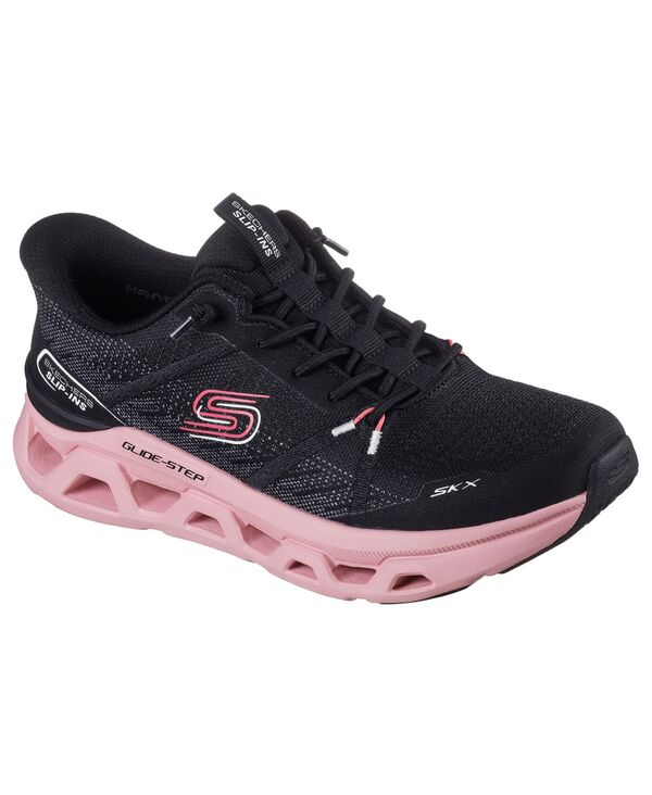 スケッチャーズ レディース シューズ スニーカー Skechers Women\u0027slip-Ins: Glide-Step Altus Fast Lane Athletic Walking Sneakers Black Mauve 黒いこと