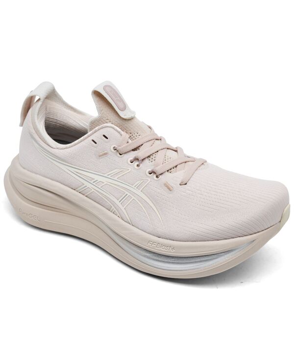 アシックス レディース シューズ スニーカー Asics Women\u0027s GEL-NIMBUS 28 Running Sneakers from Finish Line Mineral Beige Cream 皮膚軟化剤