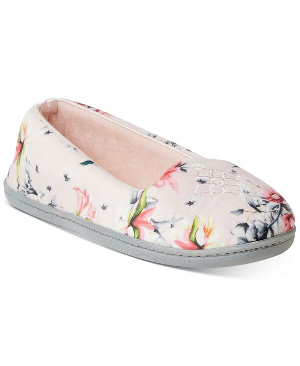 ディアフォームズ レディース シューズ サンダル Dearfoams Womens Rebecca Microfiber Velour Closed Back House Slipper Dusty pink サクラ色