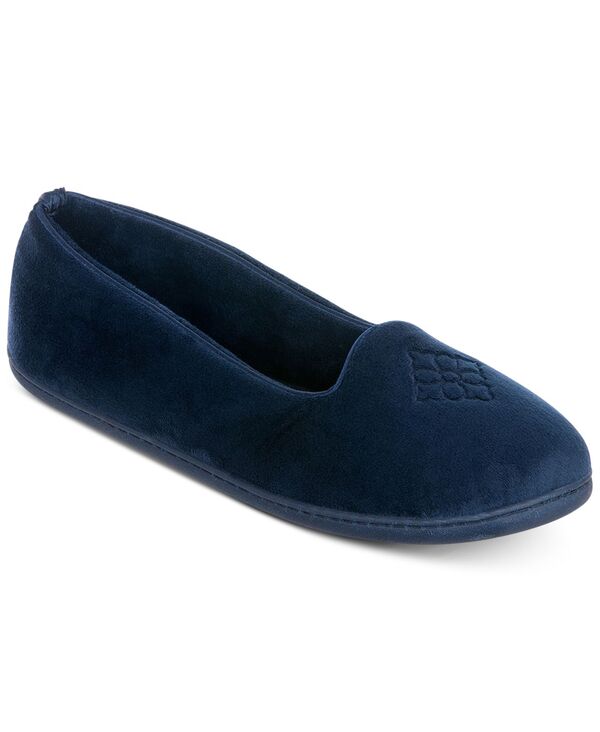 ディアフォームズ レディース シューズ サンダル Dearfoams Womens Rebecca Microfiber Velour Closed Back House Slipper Peacoat