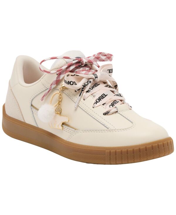 ソレル レディース シューズ スニーカー スピード競技 Sorel Women\u0027s ONA Drift LX Lace-Up Sneakers Chalk/Gum 車輪止め