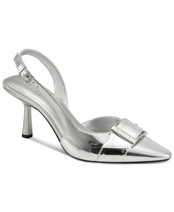 ダナ キャラン ニューヨーク州 レディース シューズ パンプス DKNY Women\u0027s Neaira Pointed Toe Slingback Pumpsilver しろがね色