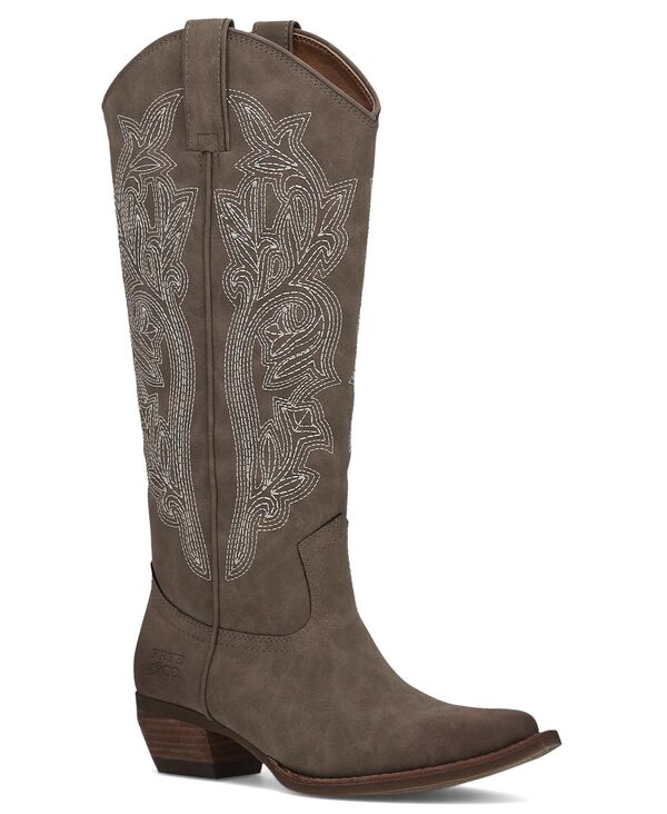 飛球 レディース シューズ ブーツ・レインブーツ Frye and Co. Women\u0027s Irlene Deco Stitch Knee High Western Boots Taupe トープ