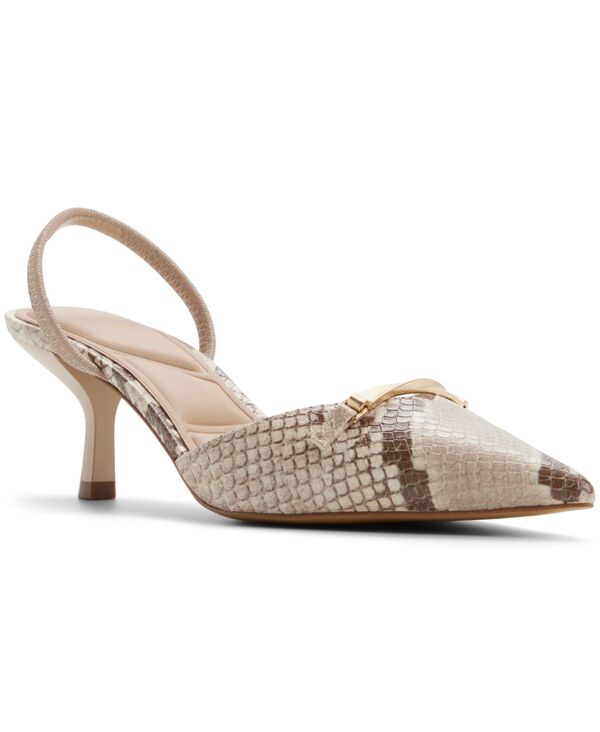 アルド レディース シューズ サンダル ALDO Women\u0027s Lianya Slingback Dressandals Embossed Snake Brown Multi 赤銅色