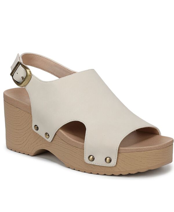 御医者さん・肩かけ レディース シューズ サンダル Dr. Scholl\u0027s Women\u0027s Wrenlee Slingback Sandals Beige Faux Leather ベージュ