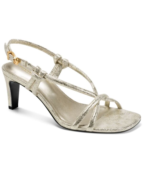 ダナ キャラン ニューヨーク州 レディース シューズ サンダル Donna Karanew York Women\u0027s Basil Strappy Dressandals White Gold 白いこと