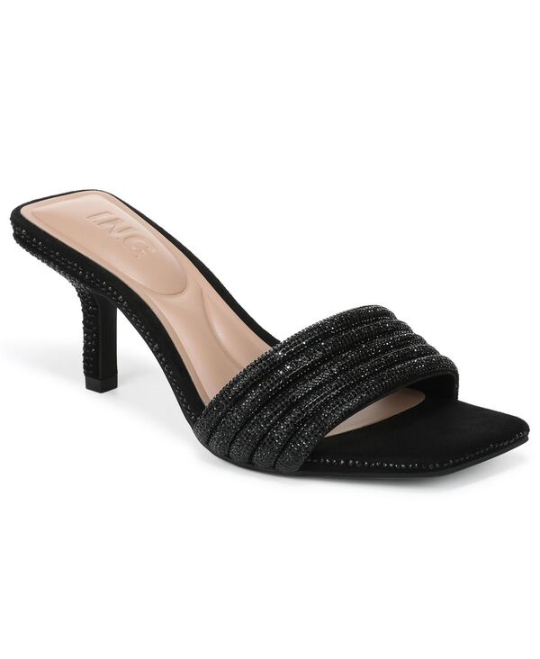 目玉.エヌ.シー 国際的 概念作用 レディース シューズ サンダル I.N.C. International Concepts Women\u0027s Gemmah Embellishedressandals Black 黒いこと