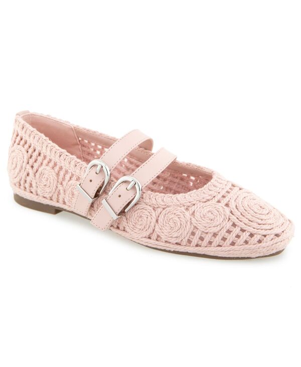 ケネスコール レディース シューズ パンプス Kenneth Cole Reaction Women's Malibu Mary Jane Ballet Flats Rose|ReVida 店