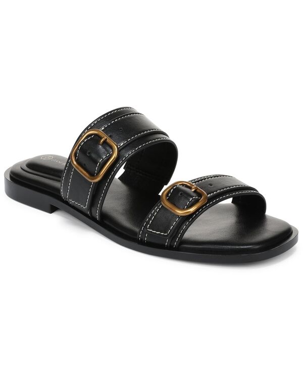ジャーニ ベルニーニ レディース シューズ サンダル Giani Bernini Women\u0027scottiee Double Band Slide Flat Sandals Black 黒いこと