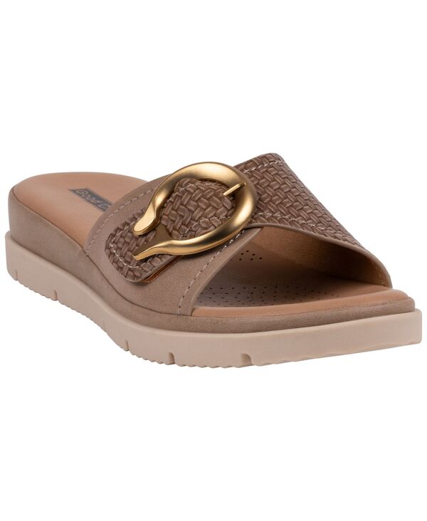 ジーシーシューズ レディース サンダル GC Shoes Women\u0027s Raine Wedge Sandals Taupe トープ