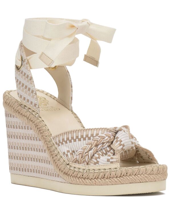 ヴィンスカムート レディース シューズ サンダル アンクル Vince Camuto Women\u0027s Bealie Ankle Wrap Wedge Sandals Ivory Multi/creamy White Multi 白いこと