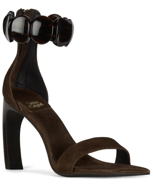 ジェフリー キャンベル レディース シューズ サンダル ヒール Jeffrey Campbell Women's Palia Embellished Banana Heel Dressandals Brown Suede Combo ブラウン|ReVida 店