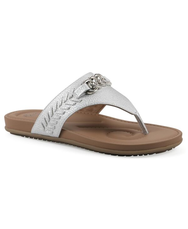 白いこと御山 レディース シューズ サンダル White Mountain Women\u0027s Aladdin Sandalsilver しろがね色