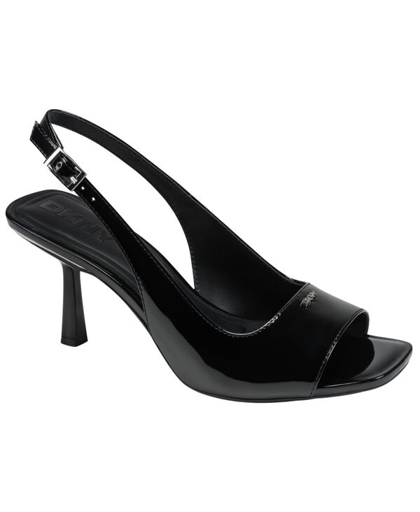 ダナ キャラン ニューヨーク州 レディース シューズ サンダル DKNY Women\u0027s Niarsa Slingback Sandals Black 黒いこと