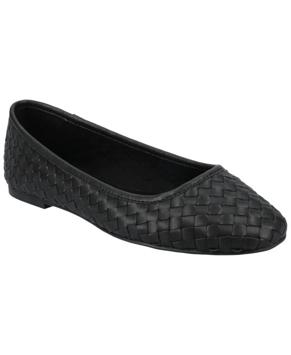 ジュルネ 寄せあわせ レディース シューズ パンプス Journee Collection Women\u0027savannah Woven Ballet Flats Black 黒いこと