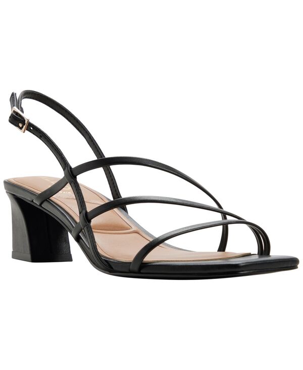 アルド レディース シューズ サンダル 踵 ALDO Women\u0027s Maegann Strappy Block Heel Dressandals Black Smooth 黒いこと
