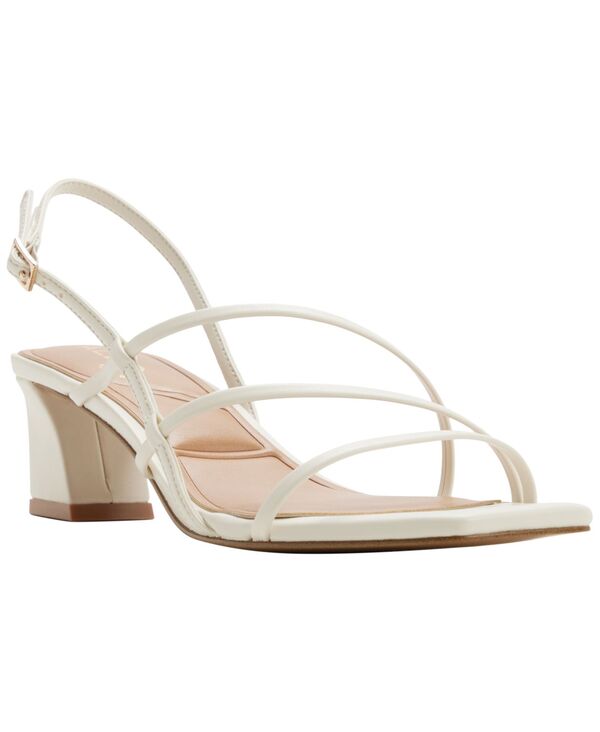 アルド レディース シューズ サンダル 踵 ALDO Women\u0027s Maegann Strappy Block Heel Dressandals White Smooth 白いこと