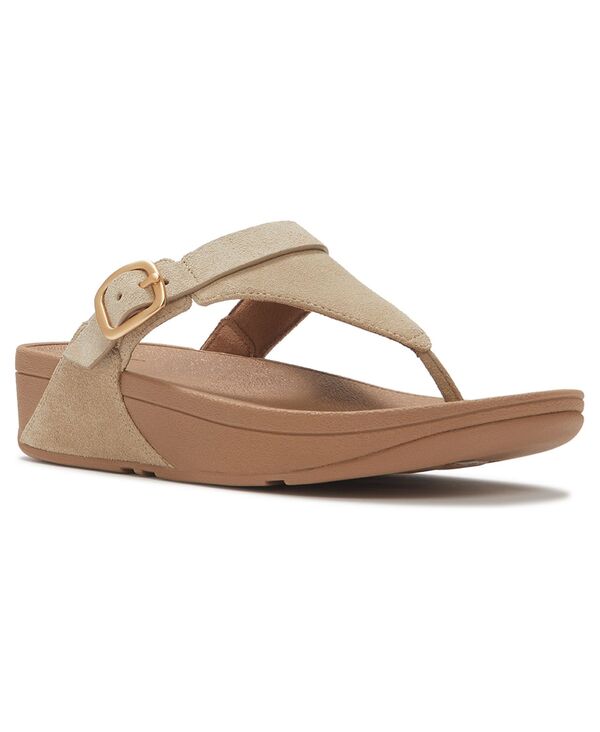 相応うフロップ レディース シューズ サンダル 踵 FitFlop Women\u0027s Lulu Buckle Wedge Heel Sandals Cappuccino