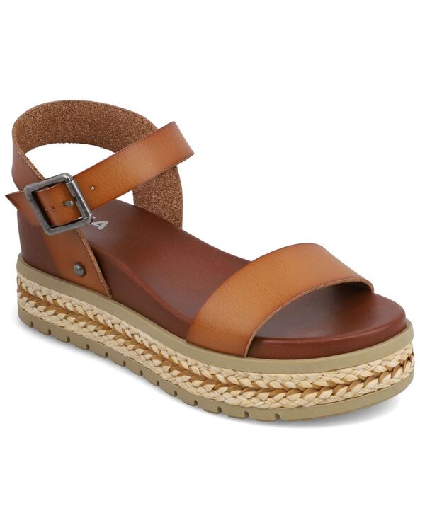ミア レディース シューズ サンダル プラットホーム MIA Women\u0027s Kiera Espadrille Platform Casual Sandals Tan タン