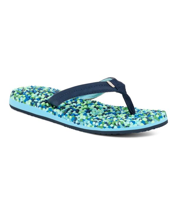 サヌーク レディース シューズ サンダル Sanuk Women\u0027s Bubblecush Sandals Navy multi 米国海軍