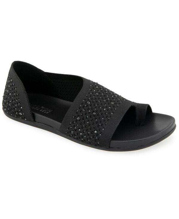 ケネスコール レディース シューズ サンダル Kenneth Cole Reaction Women\u0027sential Flat Sandals Blacknit 黒いこと