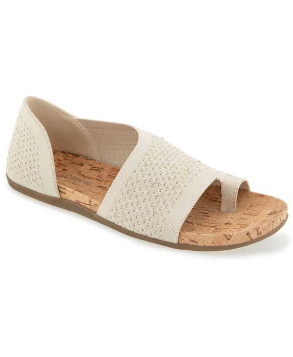 ケネスコール レディース シューズ サンダル Kenneth Cole Reaction Women\u0027sential Flat Sandals Natural Knit