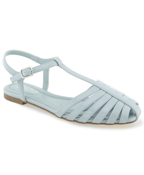 ケネスコール レディース シューズ サンダル Kenneth Cole Reaction Women\u0027s Moreno Fisherman Flat Sandalsteel Blue 青碧