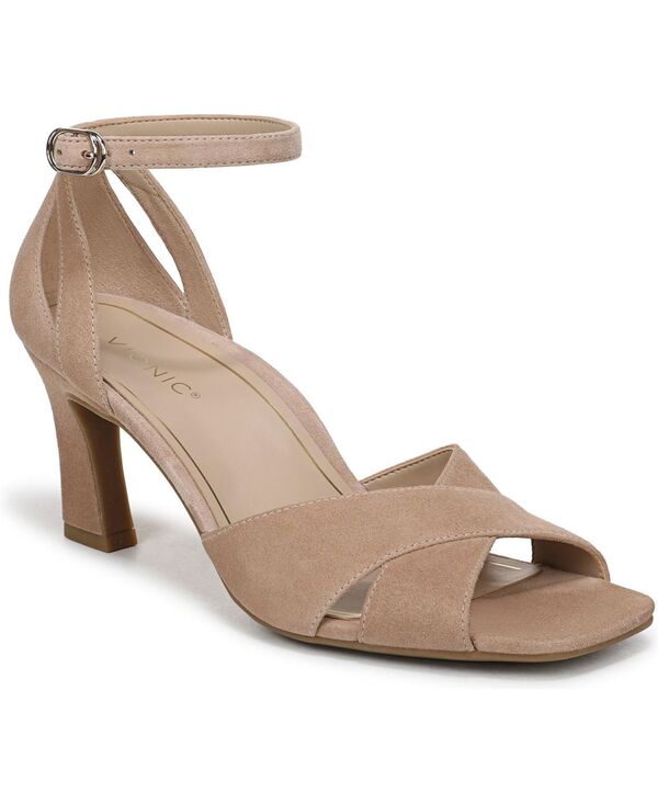 バイオニック レディース シューズ パンプス サンダル Vionic Womens Charmaine Strappy Sandals Desert sand suede 沙子