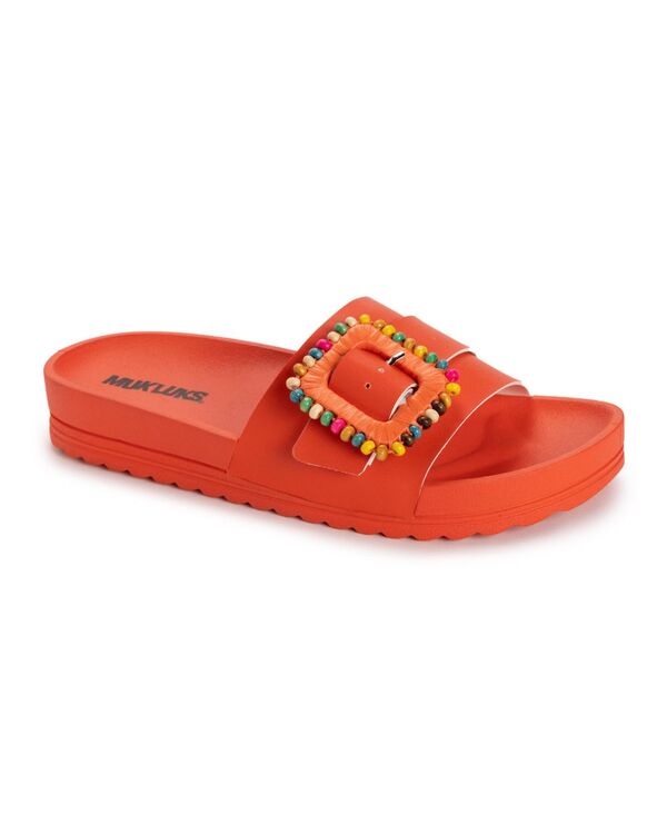 ムクルクス レディース シューズ サンダル MUK LUKS Women\u0027s Grand Colette Sandal Spicey orange オレンジ色